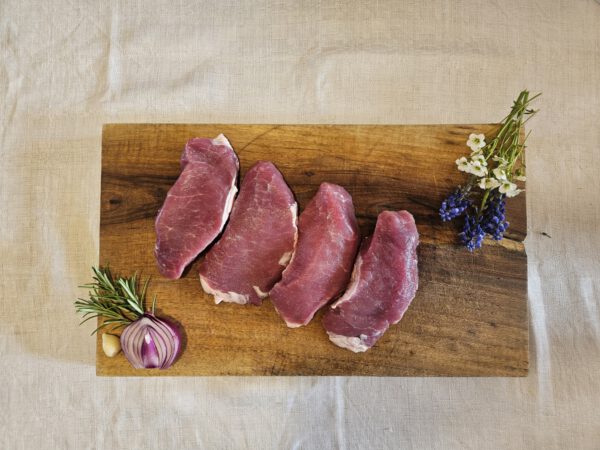 Varkens fillet lapjes