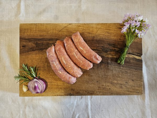 Varkens saucijsjes pittig gekruid